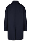 P.A.R.O.S.H. 'Paffuto' Blue Wool Blend Dress