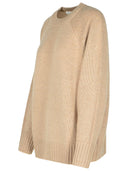 P.A.R.O.S.H. 'Wood' Beige Cashmere Sweater