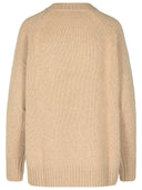 P.A.R.O.S.H. 'Wood' Beige Cashmere Sweater