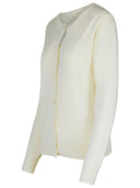 P.A.R.O.S.H. 'Linfa' Cream Wool Blend Cardigan