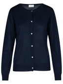 P.A.R.O.S.H. 'Linfa' Blue Wool Blend Cardigan