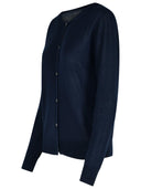 P.A.R.O.S.H. 'Linfa' Blue Wool Blend Cardigan