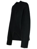 Attico Black Wool Blend Sweater