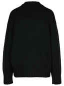 Attico Black Wool Blend Sweater
