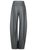 Attico 'Gary' Grey Wool Blend Pants