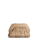 moirè 'Tia Weaved' Beige Vegan Lear Bag