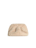 moirè 'Tia Teddy' Ivory Sorona Bag