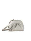 moirè 'Gea Strass' Silver Vegan Lear Bag