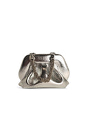 moirè 'Gea' Silver Palm Bag