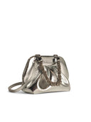 moirè 'Gea' Silver Palm Bag