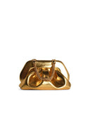 moirè 'Tia' Gold Palm Bag