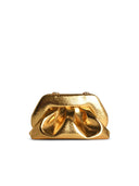 moirè 'Tia' Gold Palm Bag