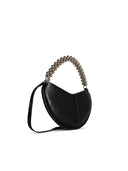 moirè 'Ebe' Black Vegan Lear Bag