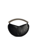 moirè 'Ebe' Black Vegan Lear Bag