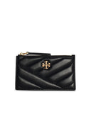 Tory Burch 'Kira' Black Lear Card Holder