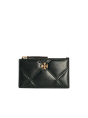 Tory Burch 'Kira' Dark Green Lear Card Holder