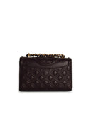 Tory Burch 'Fleming' Burgundy Lear Crossbody Bag