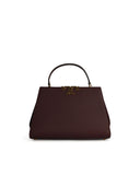 Tory Burch 'Eleanor' Burgundy Lear Bucket Bag