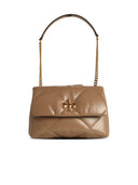 Tory Burch Picola 'Kira' Crossbody Bag en Beige Lear