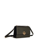 Tory Burch 'Miller' Green Lear Crossbody Bag