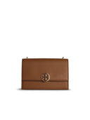 Tory Burch 'Miller' Brown Lear Crossbody Bag