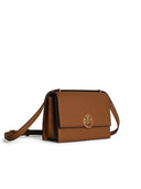 Tory Burch 'Miller' Brown Lear Crossbody Bag