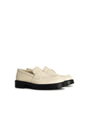 Tory Burch Ivory Lear Loafers
