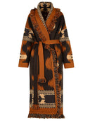 Alanui 'Icon Jacqua' Brown Cashmere Cardigan