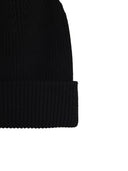 Barrow Black Cotton Blend Beanie