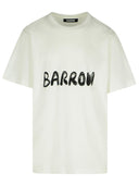 Schubrow weiße Baumwoll -T -Shirt