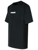 Maglietta in cotone nero "di base"