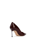 Casadei Superblade' Burgundy Shiny Lear Pumps