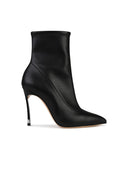 Casadei 'Blade' Black Matt Lear Ankle Boots