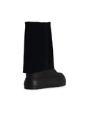 Casadei 'Nomad' Black Rough Lear Ankle Boots