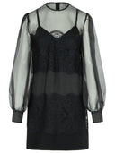 Dolce & Gabbana Black Silk Organza Dress
