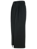 Dolce & Gabbana Black Virgin Wool Blend Skirt