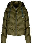 Khrisjoy 'Hug' Green Polyester Blend Down Jacket