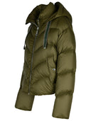 Khrisjoy 'Hug' Green Polyester Blend Down Jacket