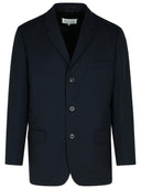 Maison Margiela Navy Virgin Wool Blazer