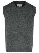 Chaleco de lana gris de Maison Margiela