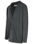 Maison Margiela Grey Wool Cardigan