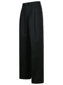 Maison Margiela Black Cotton Blend Pants