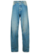 Maison Margiela Light Blue Cotton Jeans