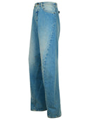 Maison Margiela Light Blue Cotton Jeans