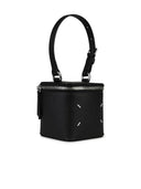 Maison Margiela 'Mircro Cube' Black Lear Coin Purse
