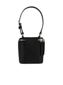 Maison Margiela 'Mircro Cube' Black Lear Coin Purse