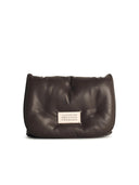 Maison Margiela 'Glam Slam' Grey Lear Crossbody Tasche