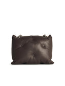 Maison Margiela 'Glam Slam' Grey Lear Crossbody Tasche