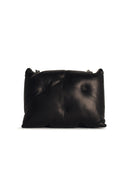 Maison Margiela 'Glam Slam' Black Lear Crossbody Bag