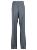 Maison Margiela Grey Wool Blend Trousers